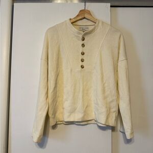 Madewell Cream Button-Up Shirt